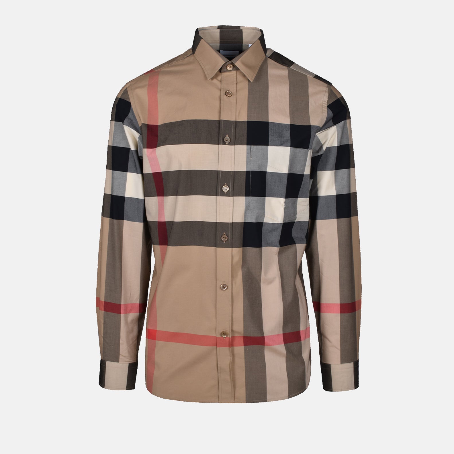 Camisas Chemise à carreaux Burberry Beige Homme