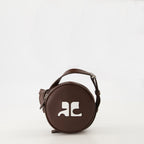 크로스백 서클 백 리이슈 Courrèges 갈색 남여공용
