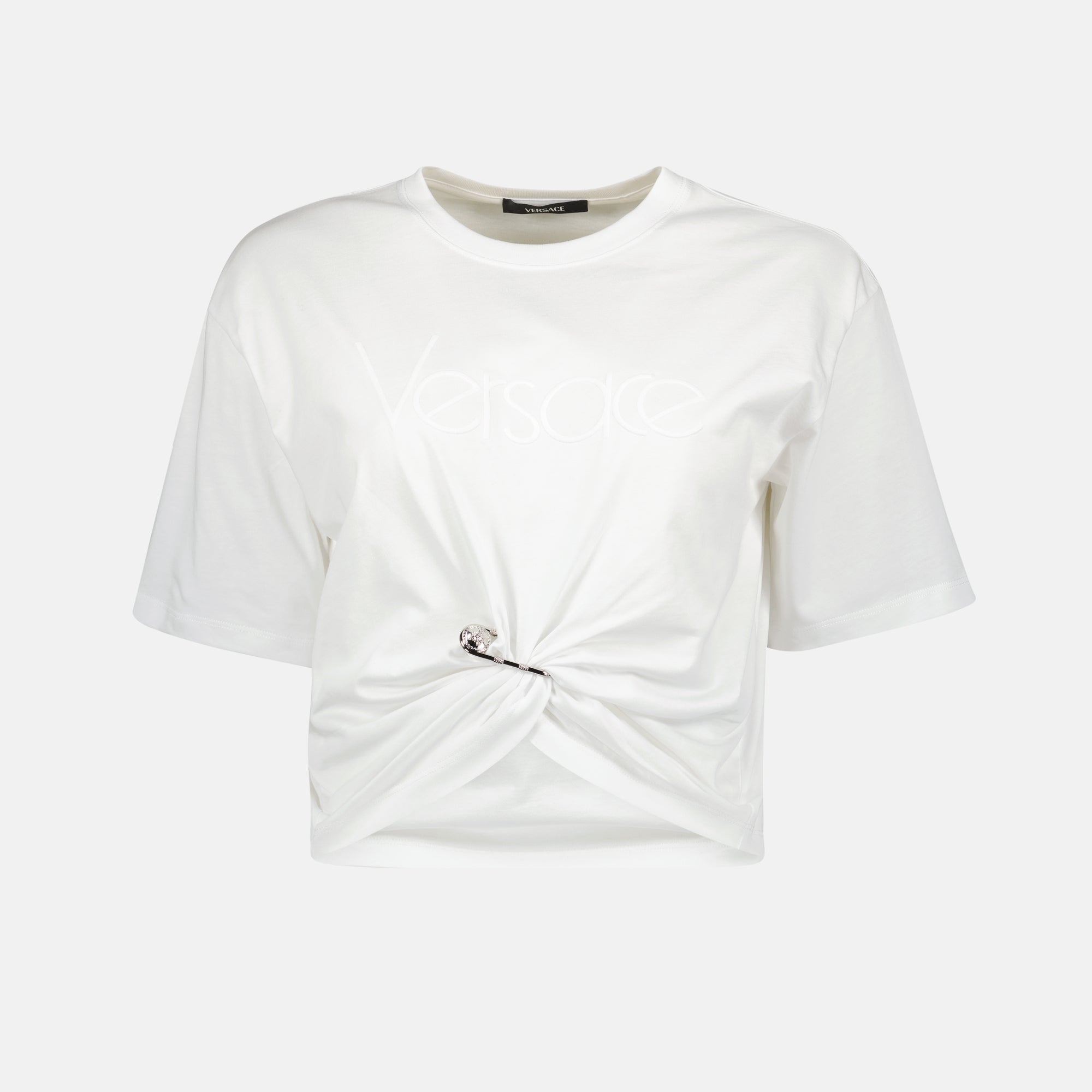 Camiseta con Alfiler de Seguridad