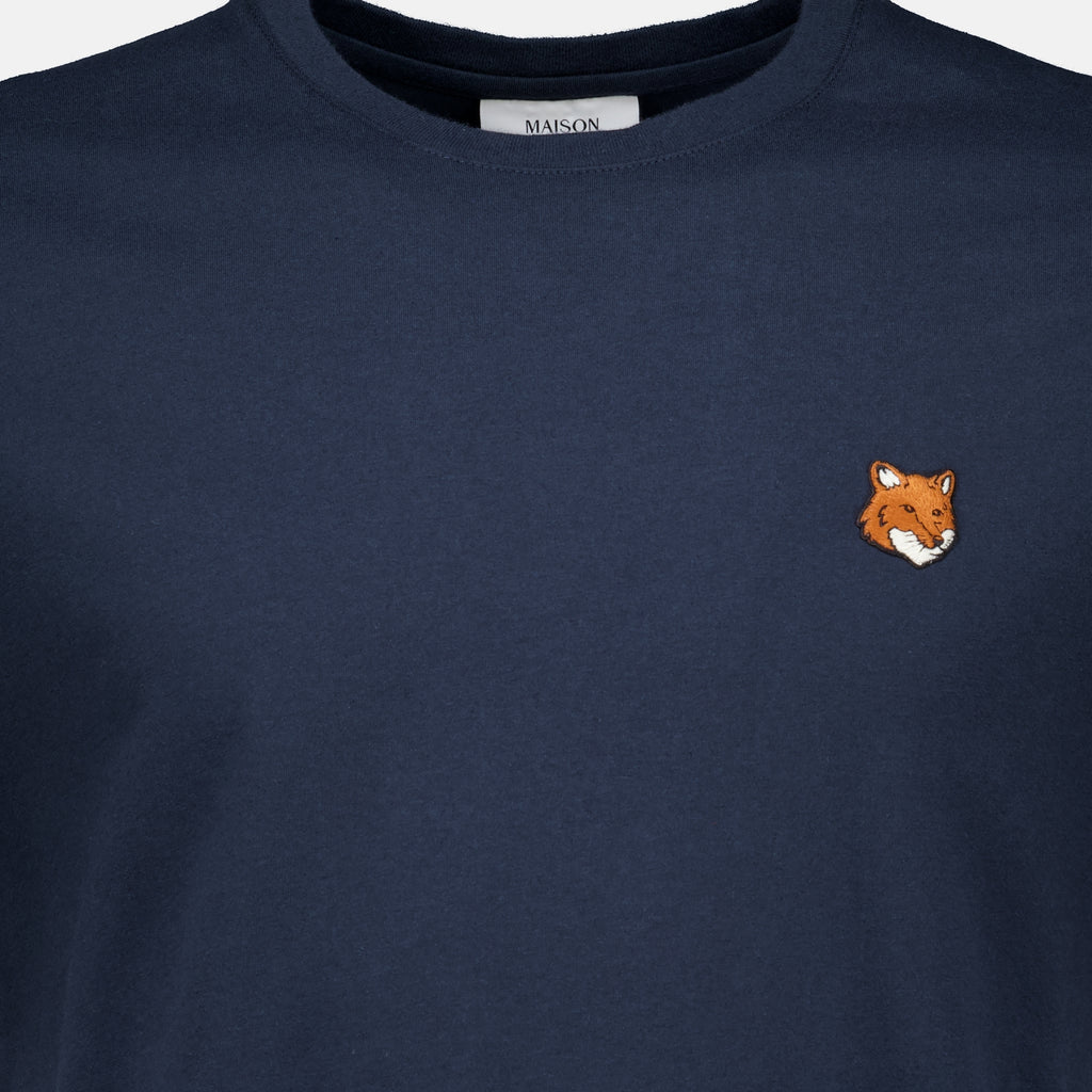 T-shirts Camiseta Fox Azul Oscuro Maison Kitsune Bleu foncé Homme