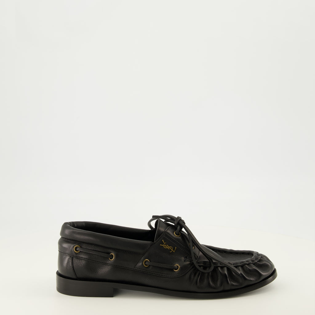 Mocassins Mocassins Loafer Bateau noir Saint Laurent Noir Homme