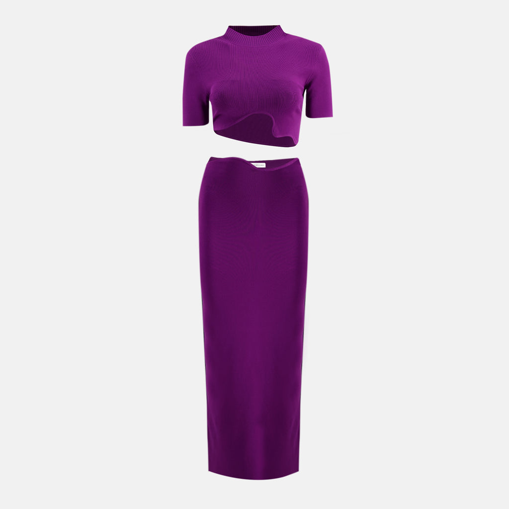 Image de l'article Jupe Marapadita violette de la marque Christopher Esber pour Femme - Saison Printemps-Été 2026 - Vue détaillée_3