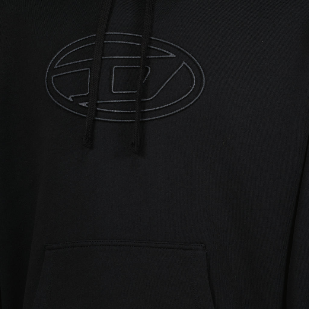 Sweatshirts Hoodie S-Ummer-Bigoval Diesel Noir Unisexe