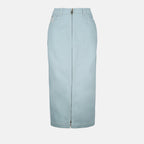 Jupes Jupe en denim Fendi Bleu Femme