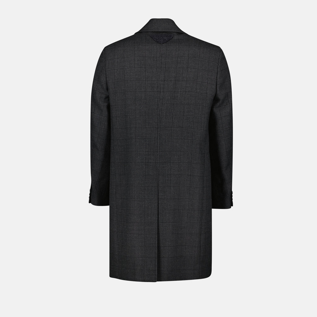 Cappotti Cappotto in Lana Prada Grigio Homme