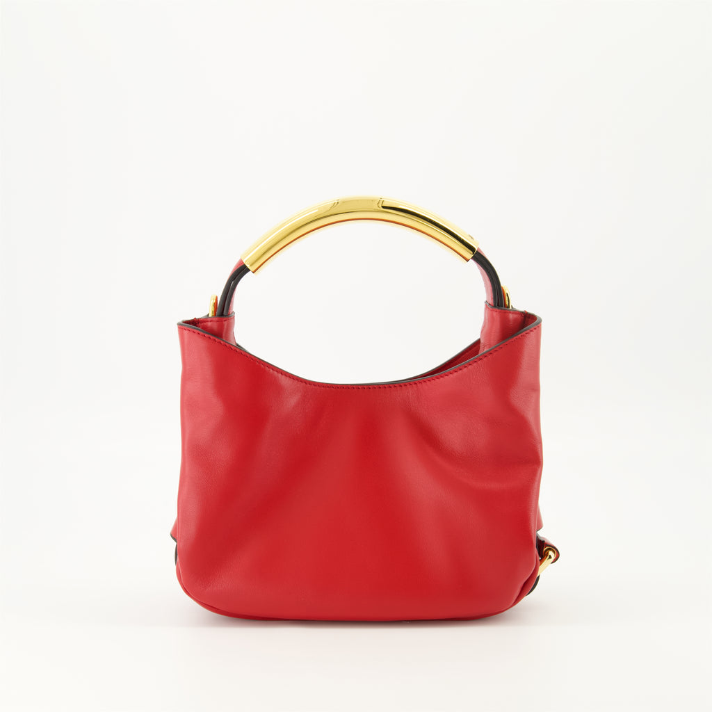 Sacs à main et épaule Sac Handle Me en cuir Moschino Rouge Femme