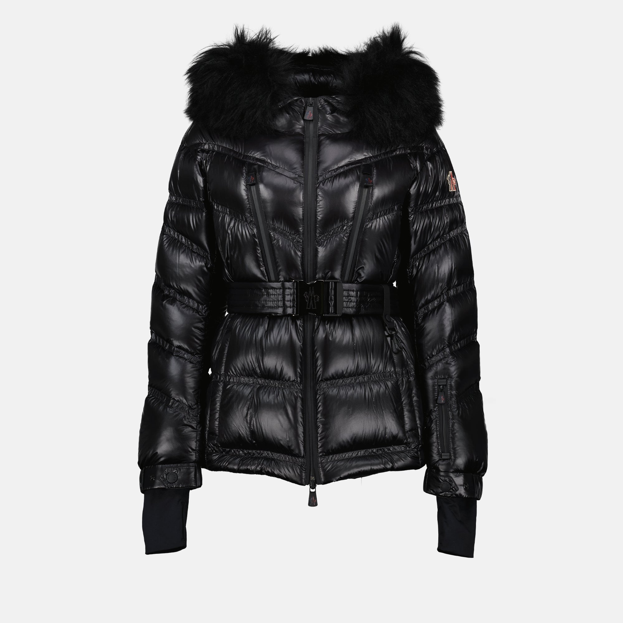 코트 Bernins 다운 재킷 Moncler Grenoble 검은색 Femme
