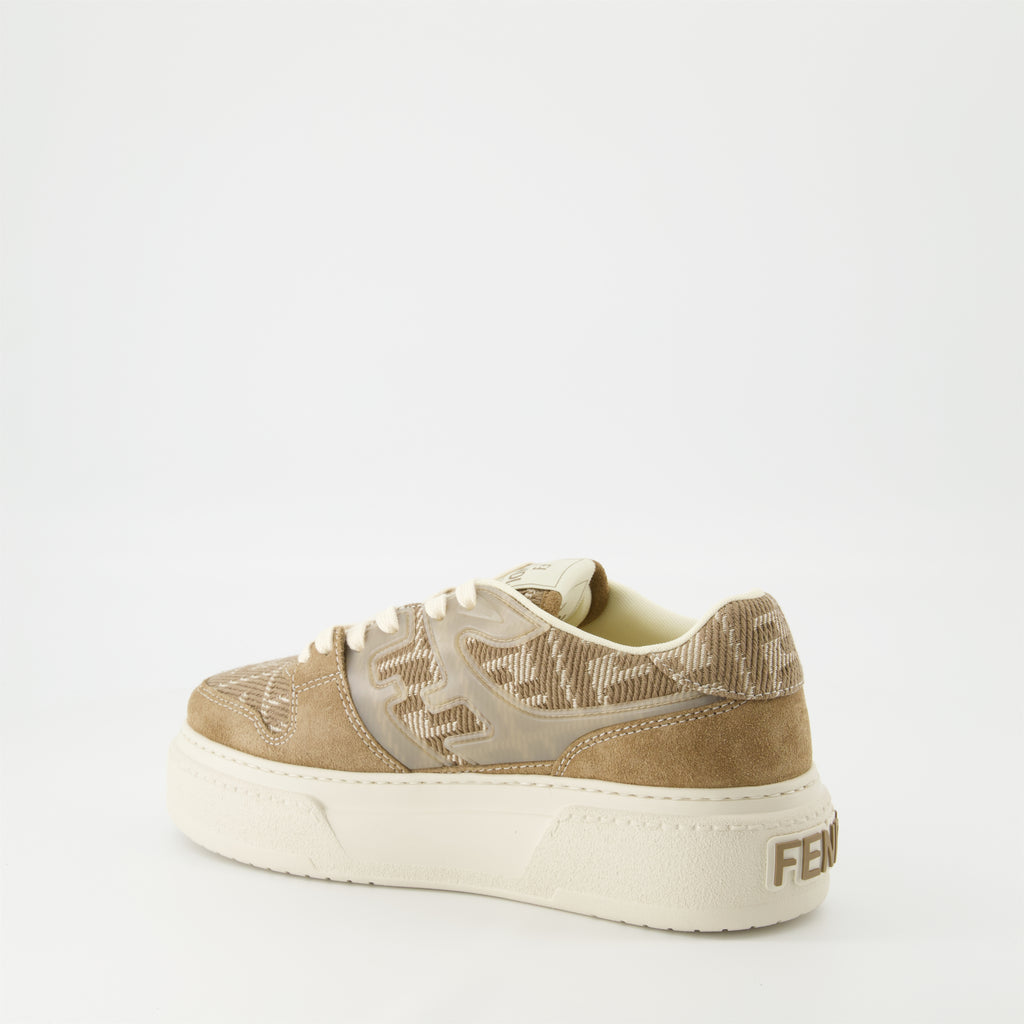 Sneaker Zapatillas Fendi Match Fendi Marrón Femme