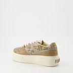 Baskets Baskets Fendi Match Fendi Marron Femme