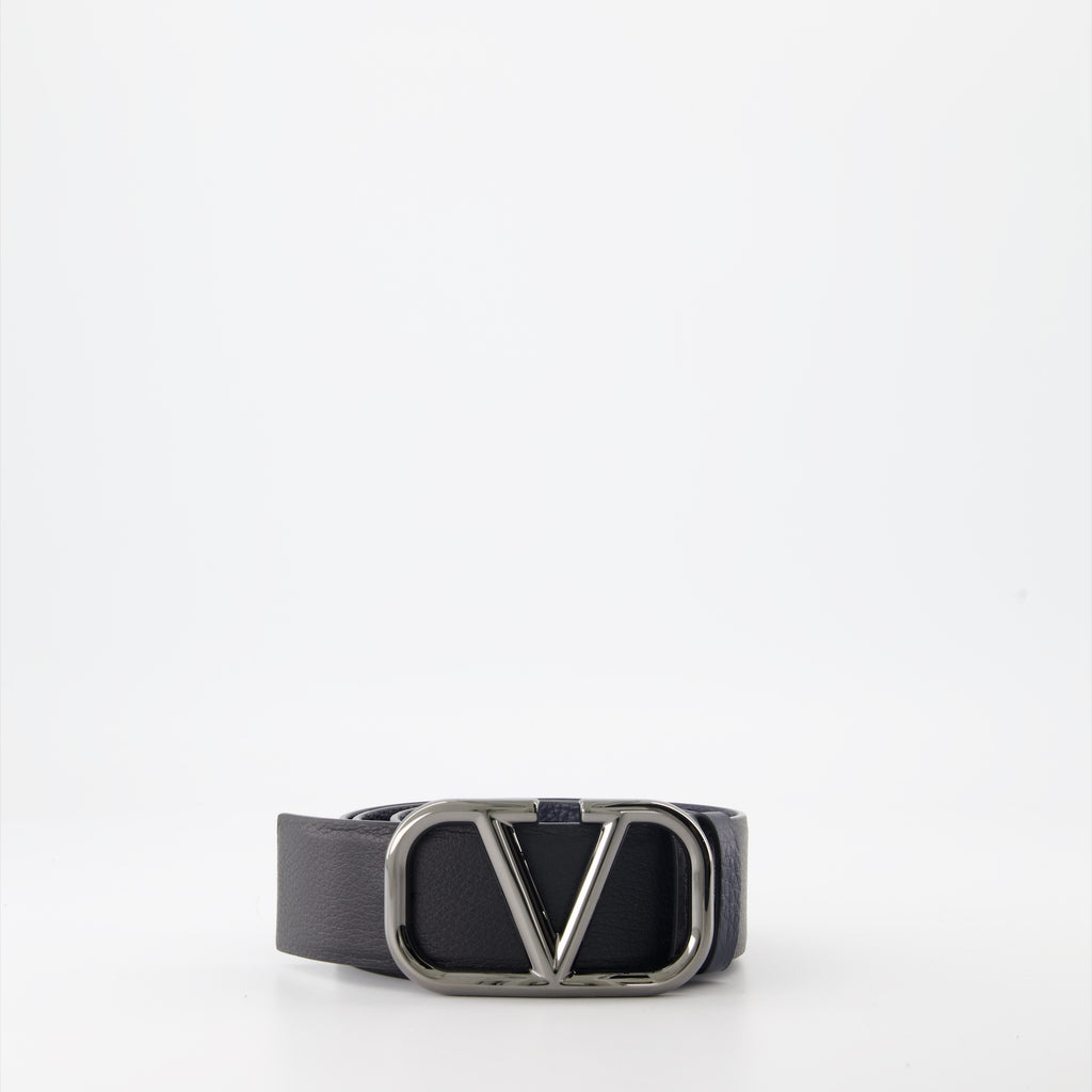 Cintos Ceinture VLogo réversible Valentino Garavani Preto Homme