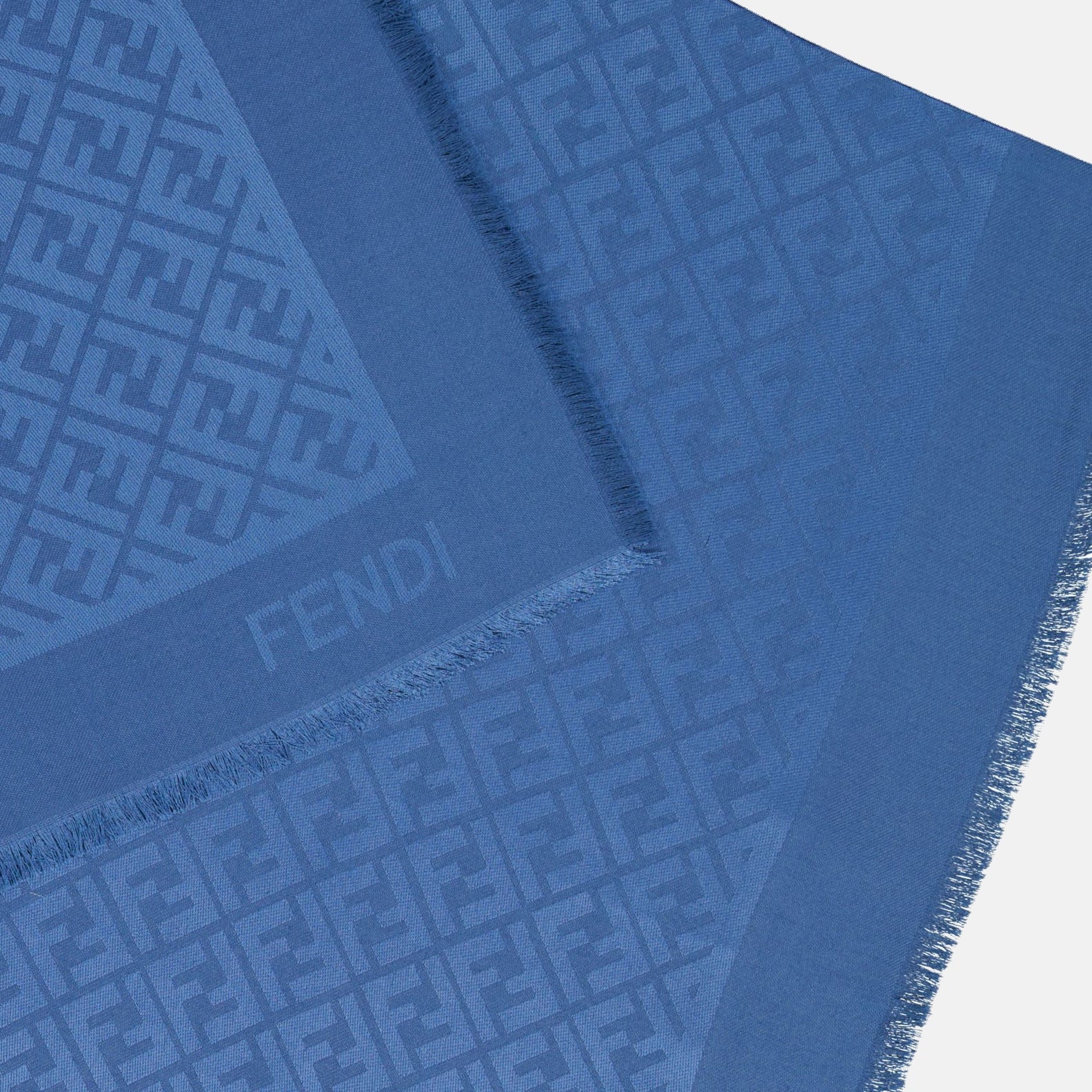 Lenços e luvas Châle FF Fendi Azul escuro Femme