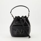 Borse secchiello Sac seau VLogo Valentino Garavani Nero Femme