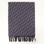 Écharpes, foulards et gants Écharpe double face Dior Oblique Dior Bleu foncé Homme