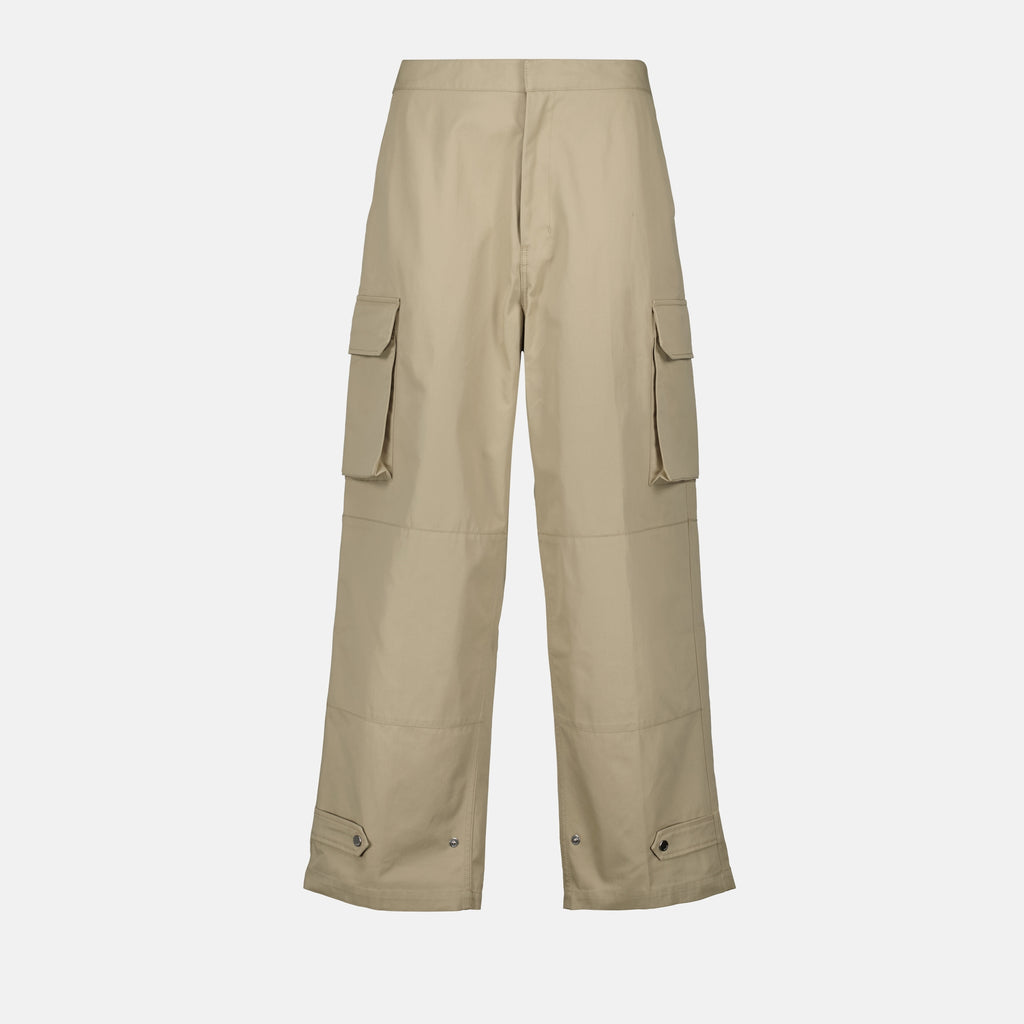 Pantalones Pantalones Cargo Ami PARIS Beige Hombres
