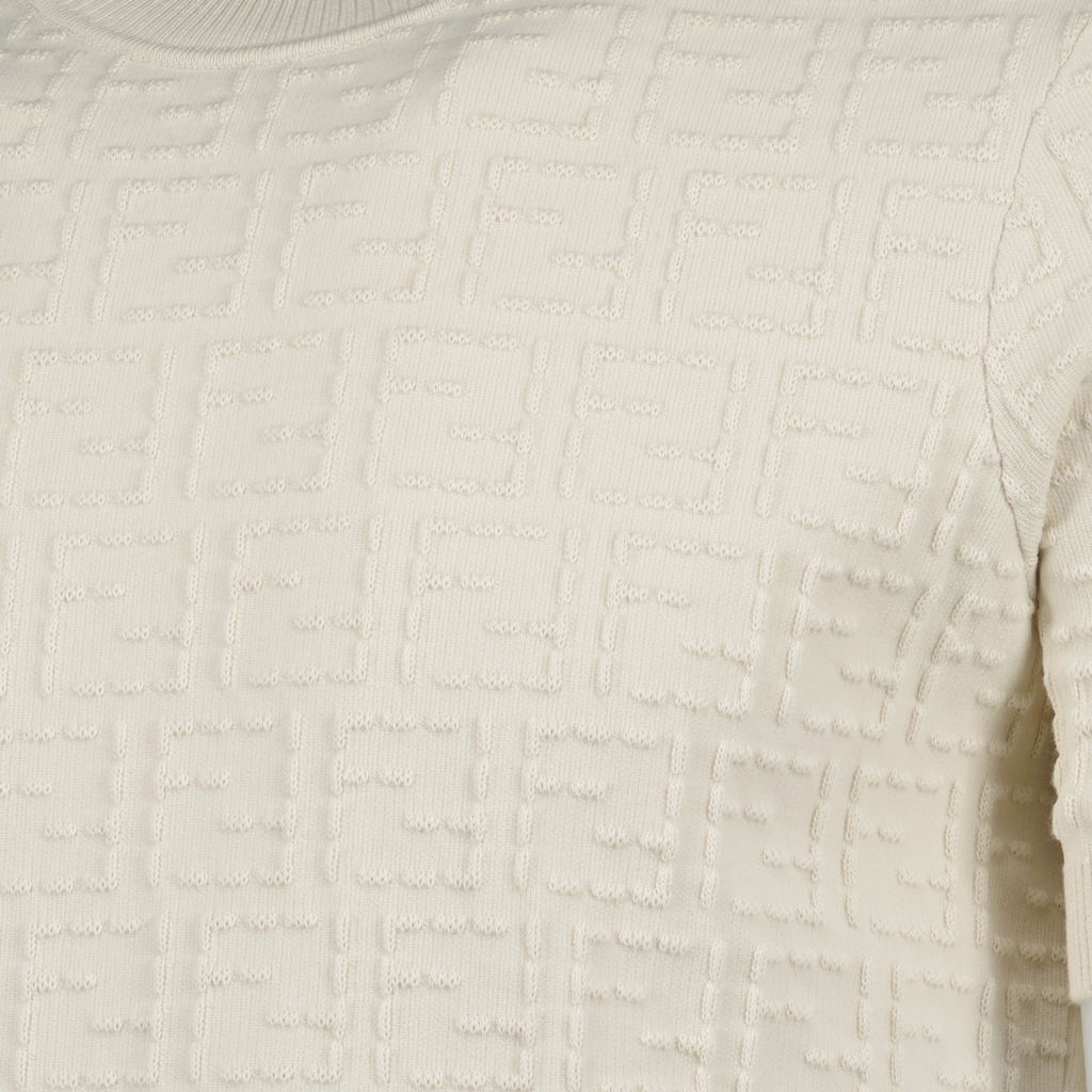 T-Shirts Selleria Pullover Fendi Beige Homme