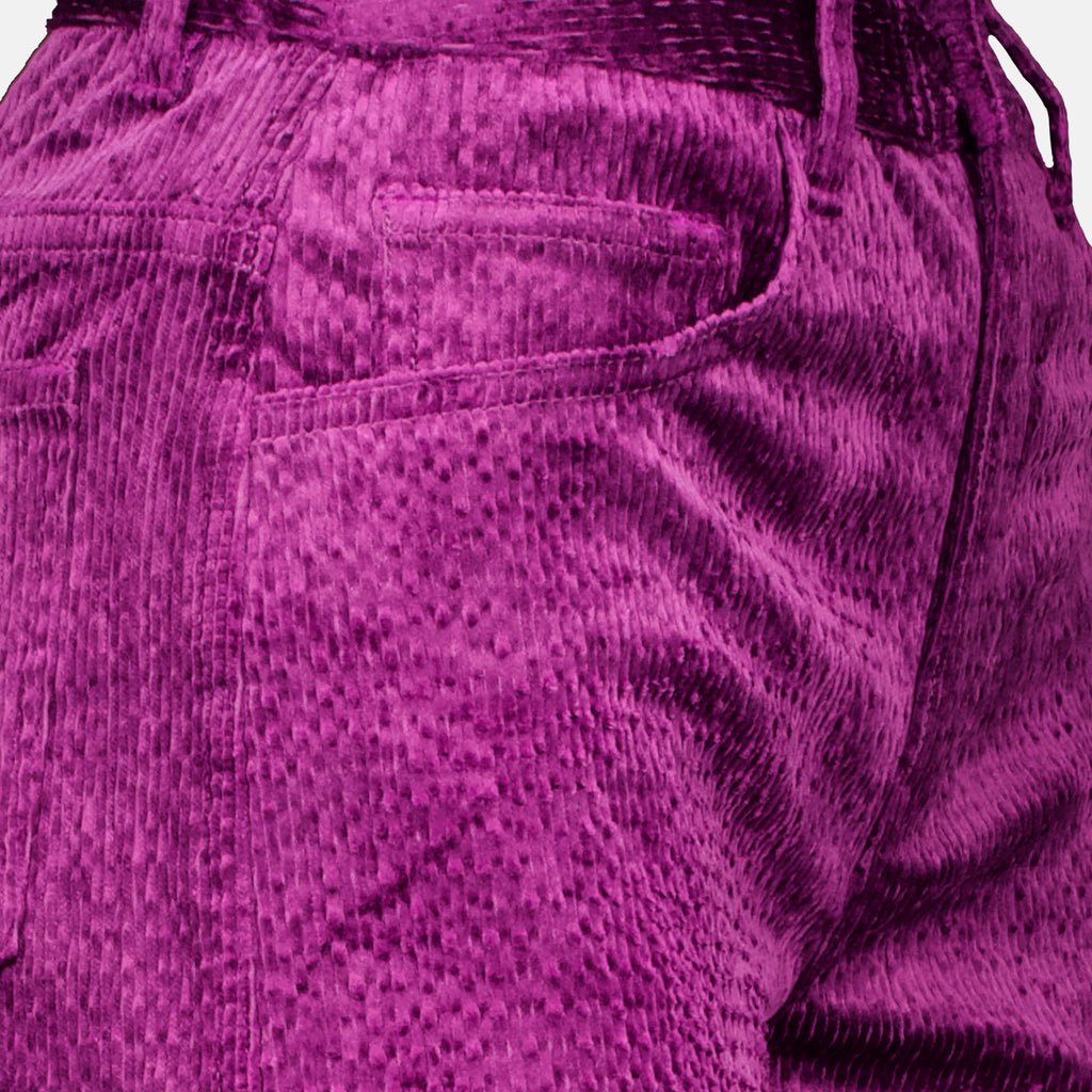 Pantalons Pantalon en velours côtelé Christopher Esber Violet Femme