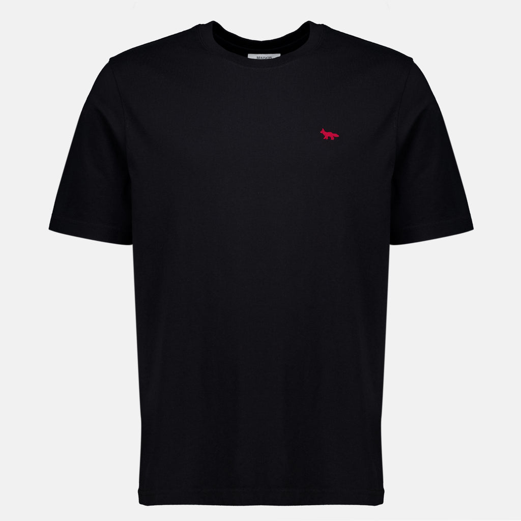 T-shirts T-shirt Profile Fox noir Maison Kitsune Noir Homme