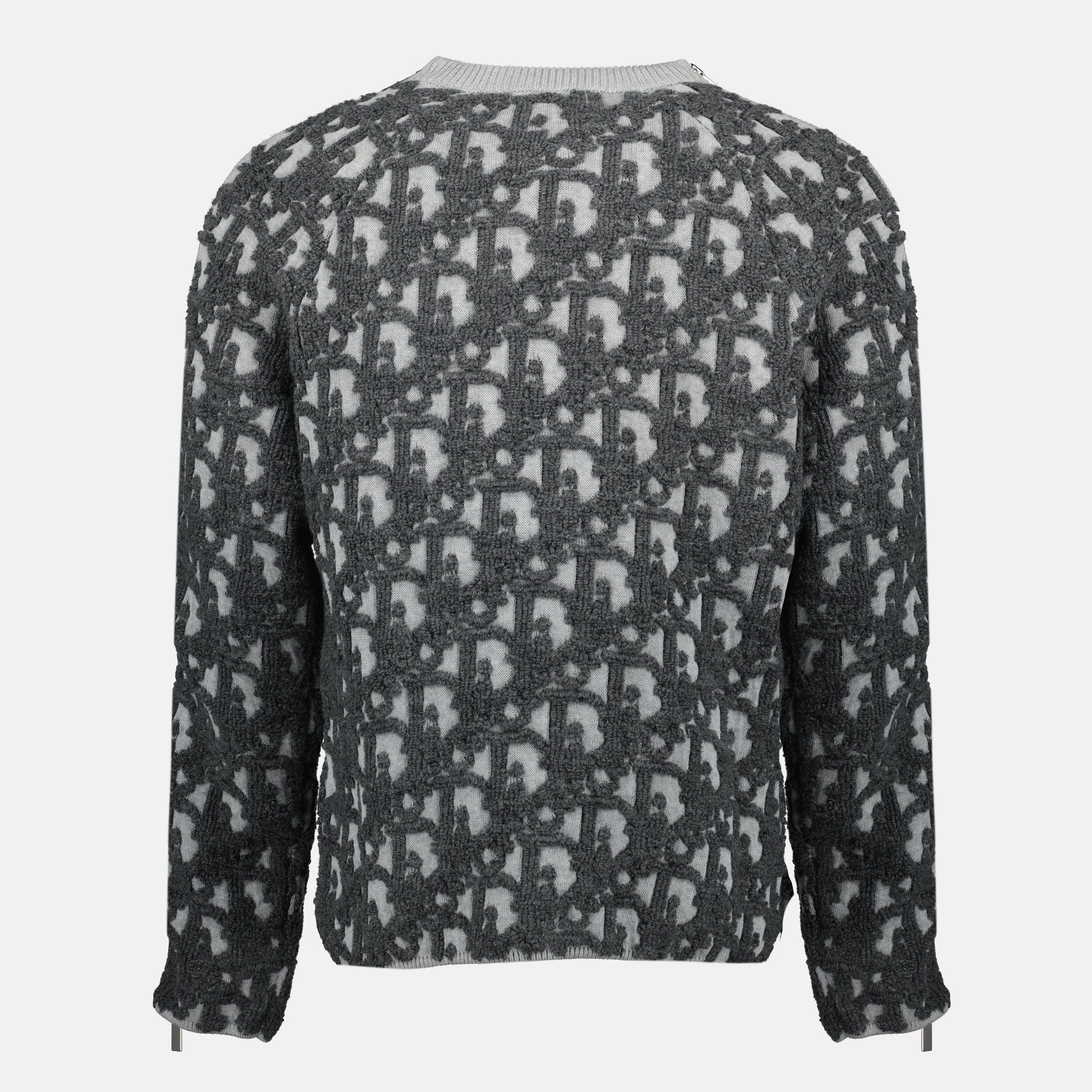 Maille Dior Oblique Sweater Dior Gris Homme