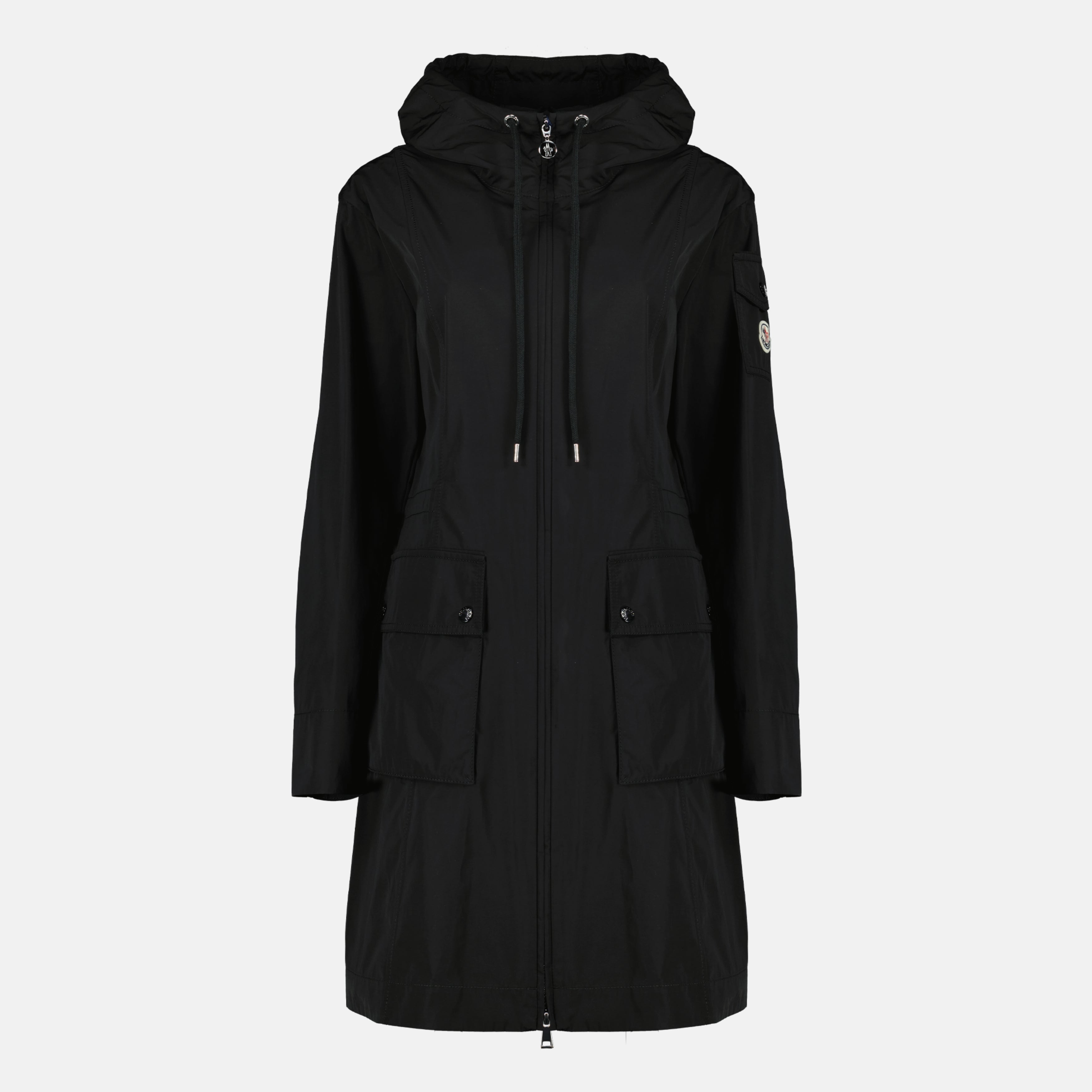 Image de l'article Parka longue Laerte noir de la marque Moncler pour Femme - Saison Printemps-Été 2026 - Vue de Face
