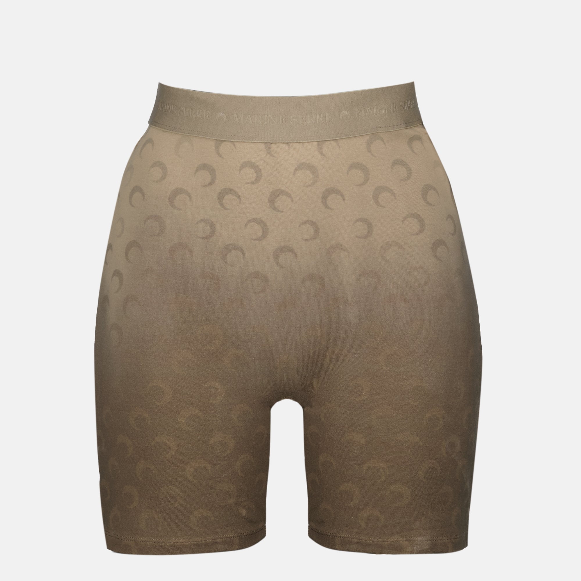 Shorts Moon Cycling Shorts en Jersey Marrón Marine Serre Marron Femme