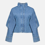 Immagine dell'articolo Giacca in Denim Moon Large di Marine Serre per Donna - Stagione Autunno-Inverno 2025 - Vista Frontale