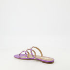 Chaussures ouvertes Sandales Rockstud Valentino Garavani Violet Femme