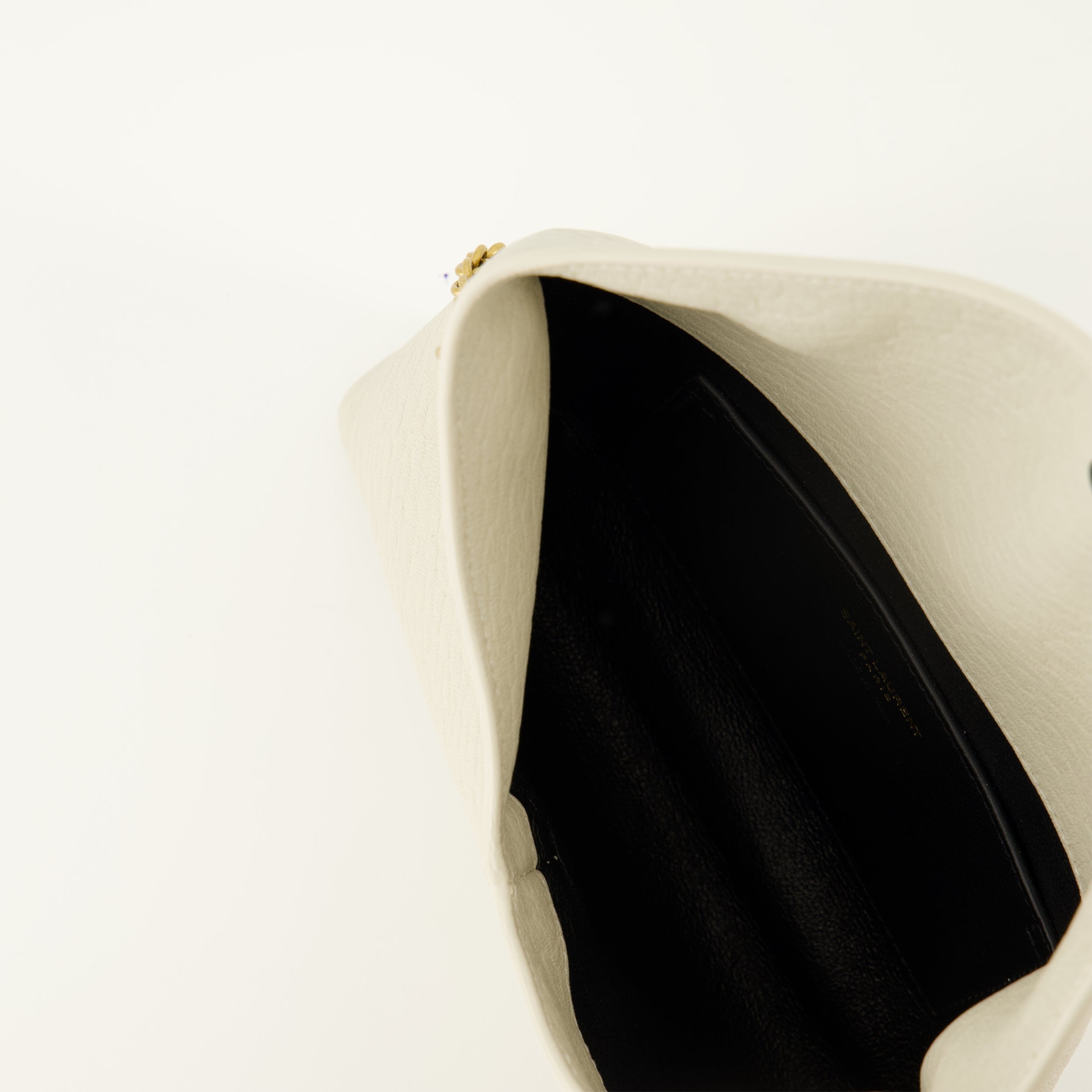 Sacs bandoulière Bolso de cadena Cassandre Saint Laurent Beige Femme