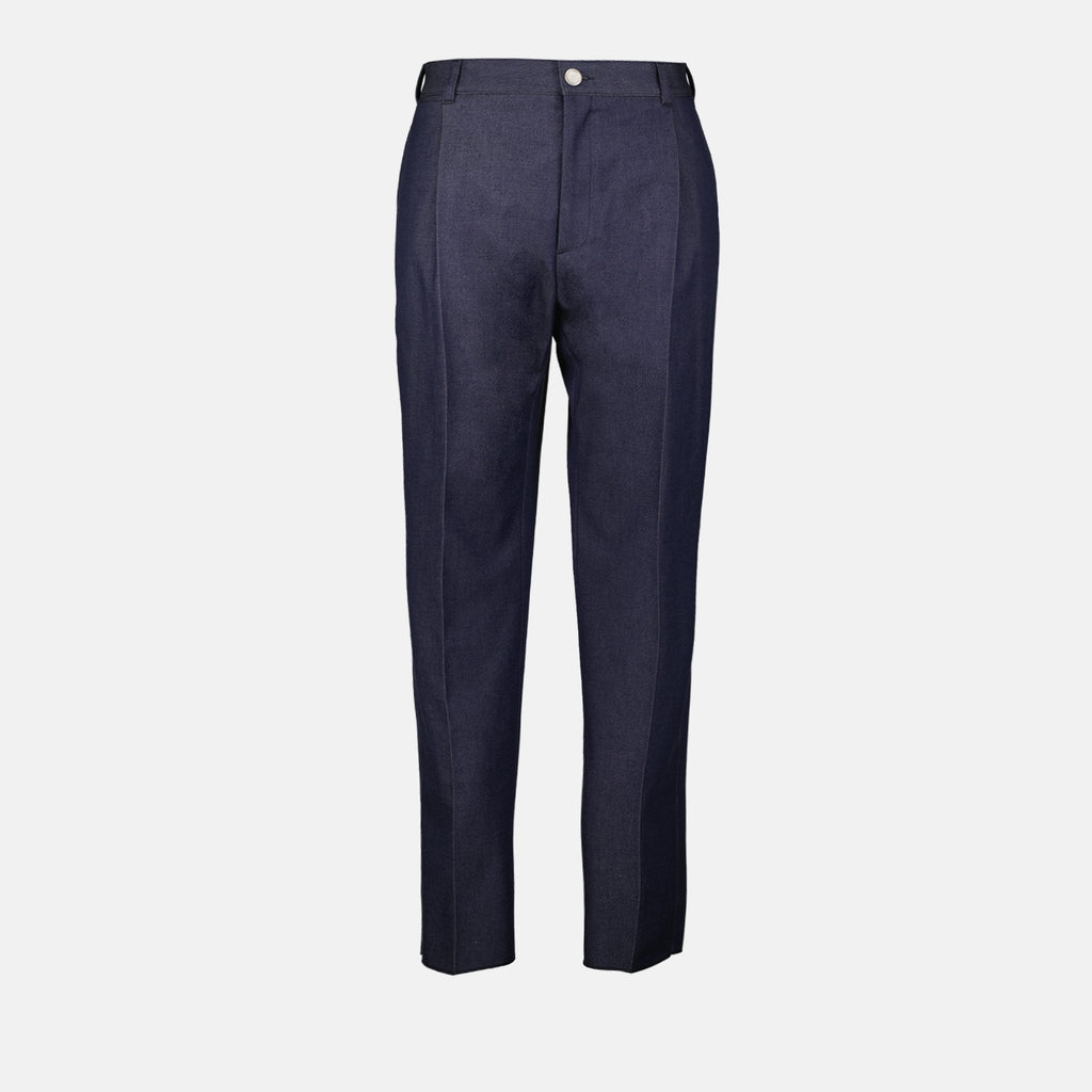 Pantalons Pantalon à pinces Icons Dior Bleu foncé Homme