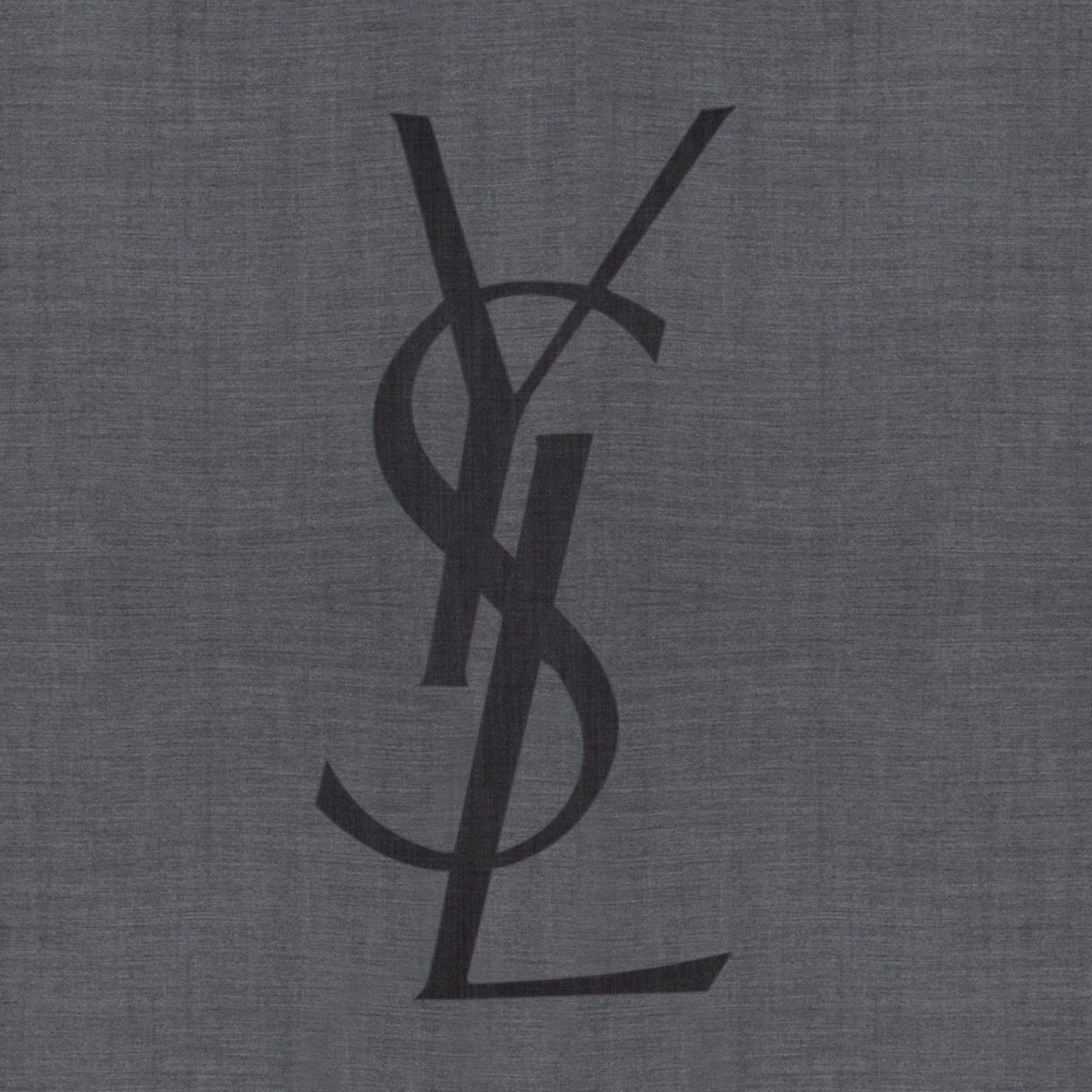 Écharpes, foulards et gants Quadrado de Seda Cassandre em Cachemire Cinzento Saint Laurent Gris Homme