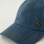 Imagen de la gorra de denim azul de la marca Burberry para Unisex - Temporada Primavera-Verano 2026 - Vista Detallada 3