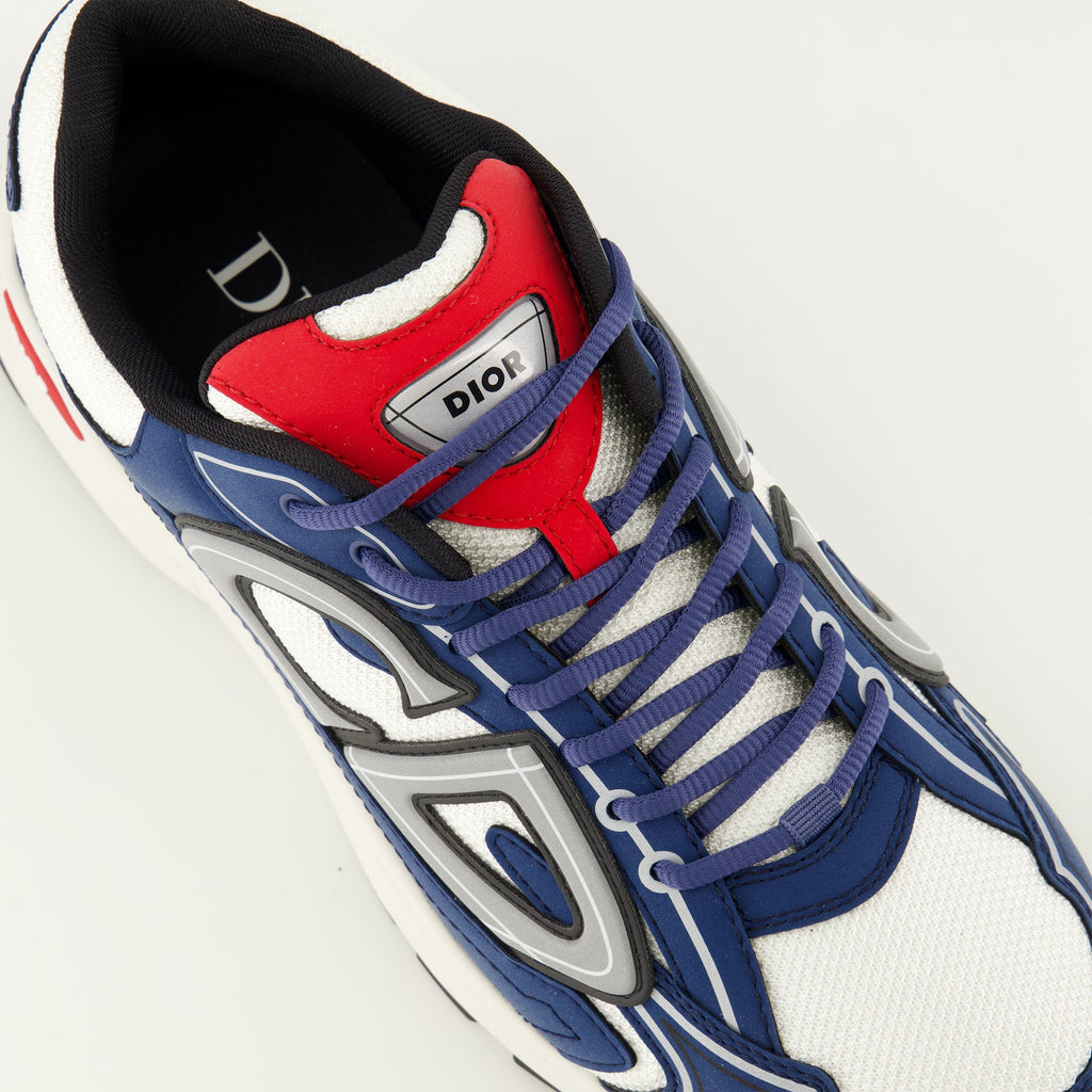 Baskets B30 ブルーとレッドのスニーカー Dior Bleu foncé Homme