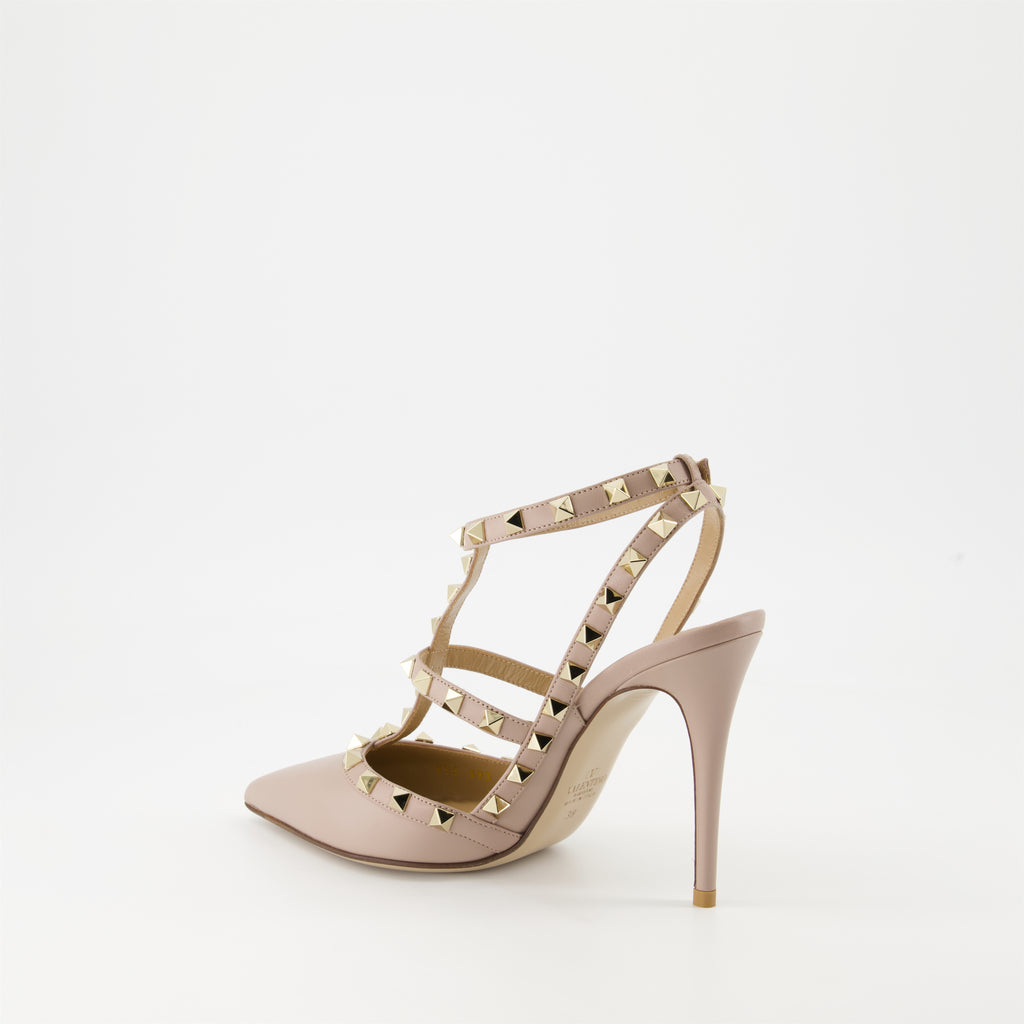 Escarpins Escarpins Rockstud Valentino Garavani Beige Femme