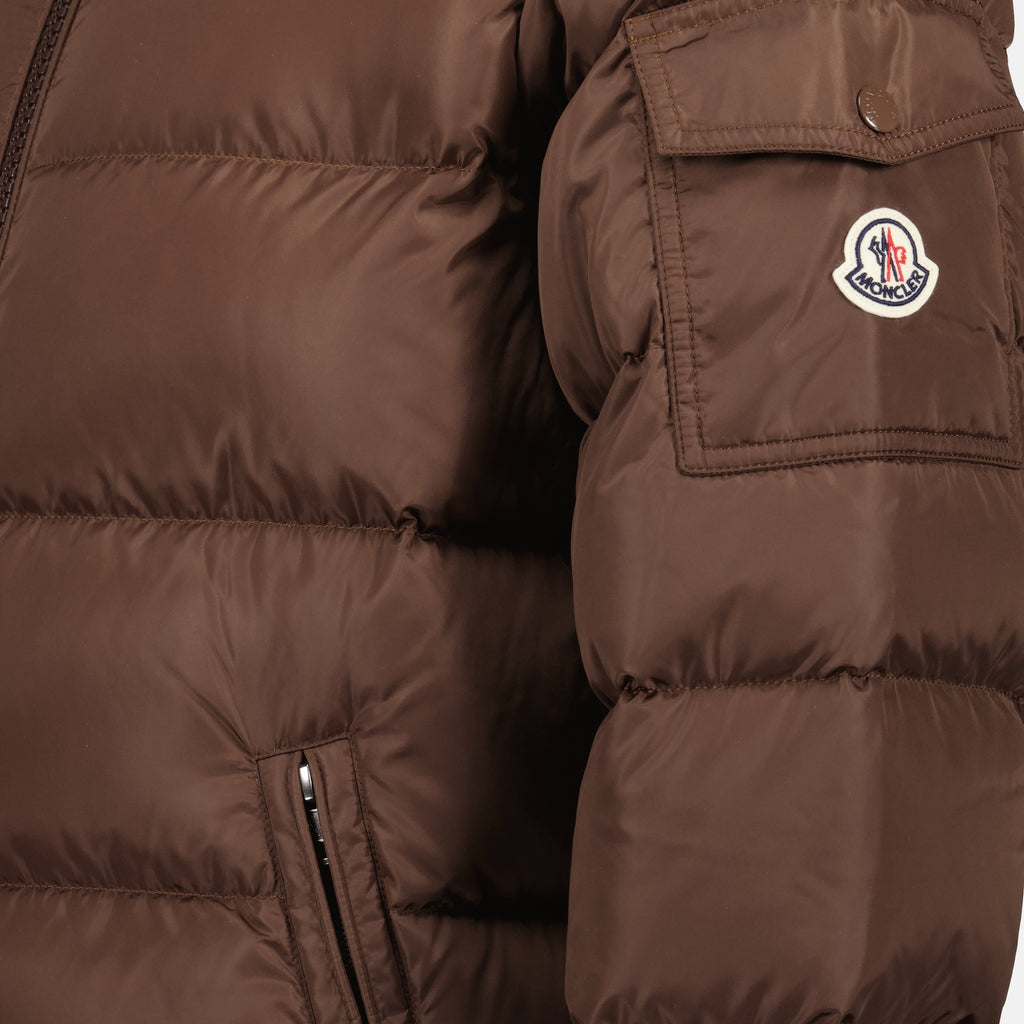 Manteaux Doudoune Maya marron Moncler Marron Homme