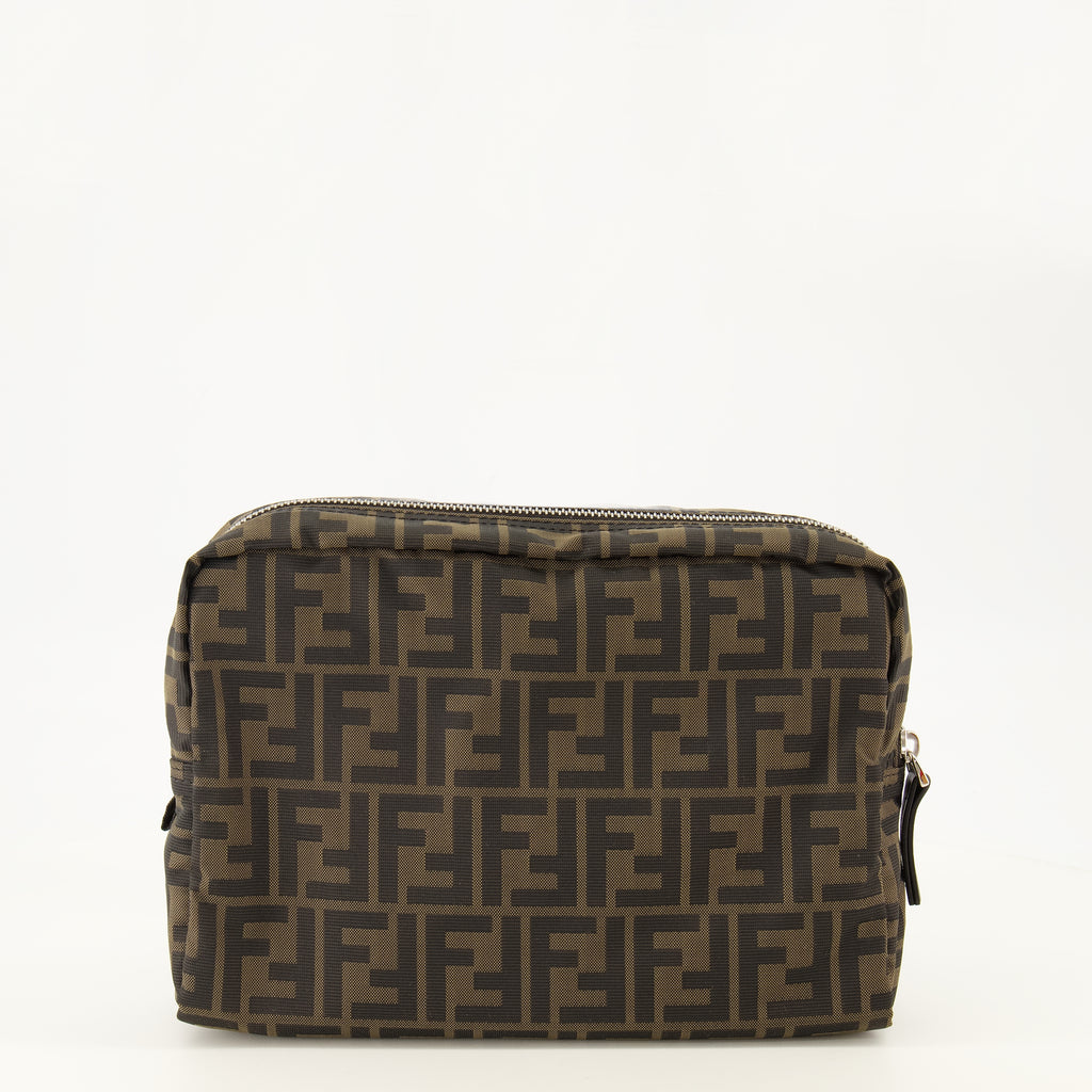 Pochettes Trousse de toilette medium Fendi Marron Unisexe