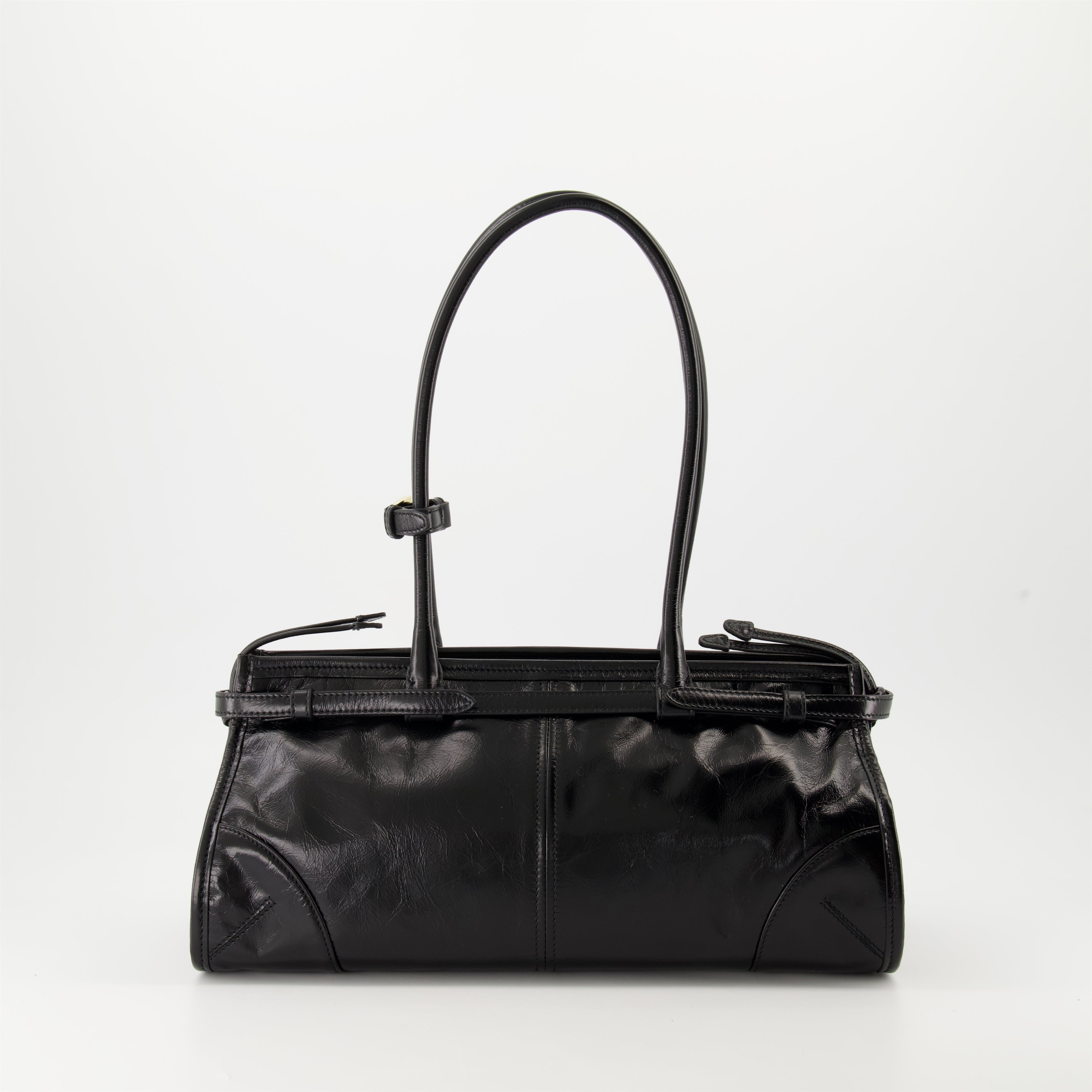 Handtaschen und schultertaschen Sac en cuir Prada Schwarz Femme