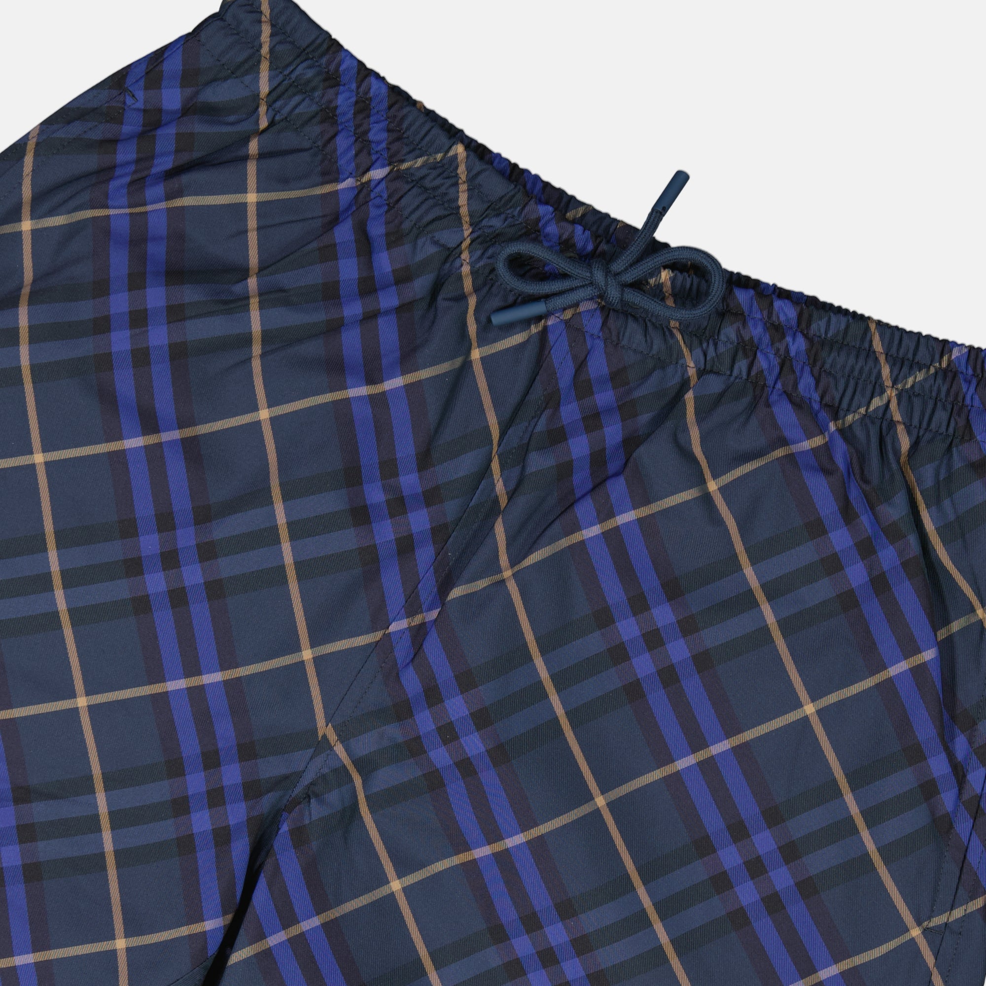 ビーチウェア チェック柄水着 Burberry ダークブルー Homme