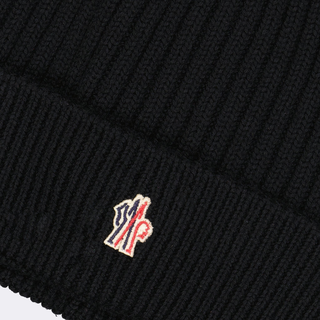 Hats, caps and beanies Bonnet Grenoble Moncler Grenoble Black Homme
