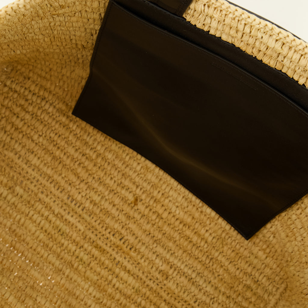 Sacs cabas Beige Raffia Tote Bag Ami PARIS Beige Unisexe