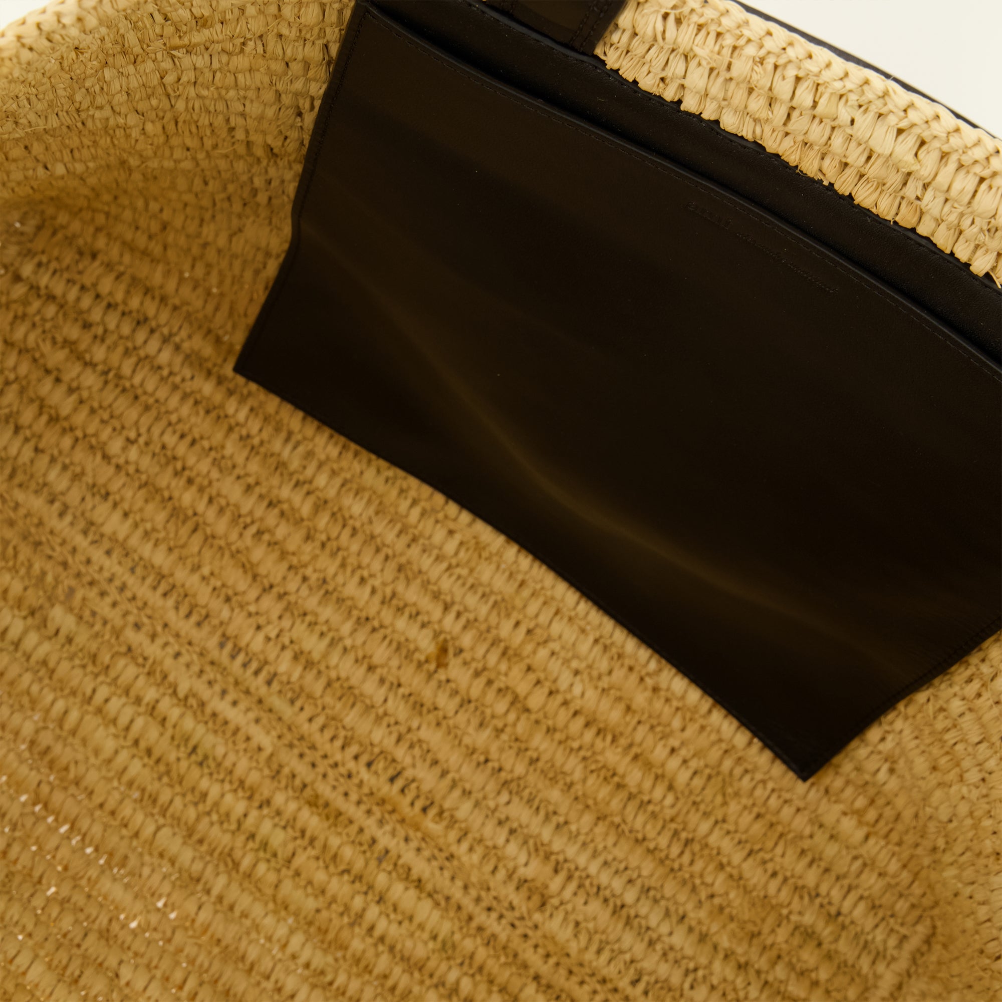 Sacs cabas Sac cabas en raphia beige Ami PARIS Beige Unisexe