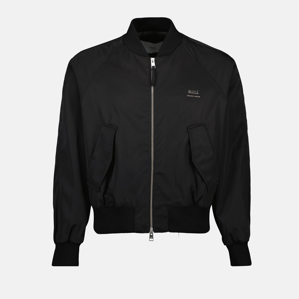 Jackets Bomber Alexandre Mattiussi Ami PARIS Black Homme