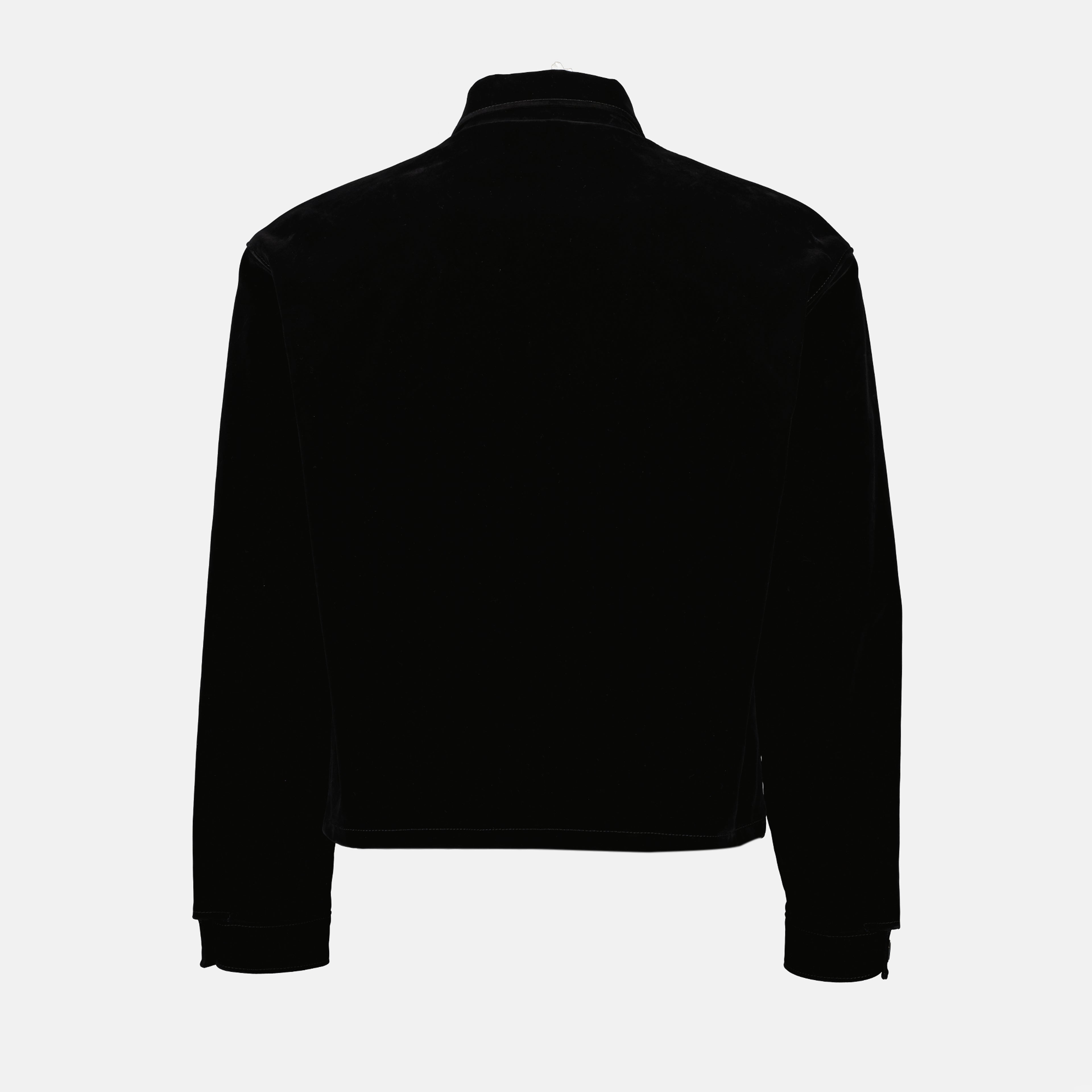 Jaquetas Blouson en velours Prada Preto Homme