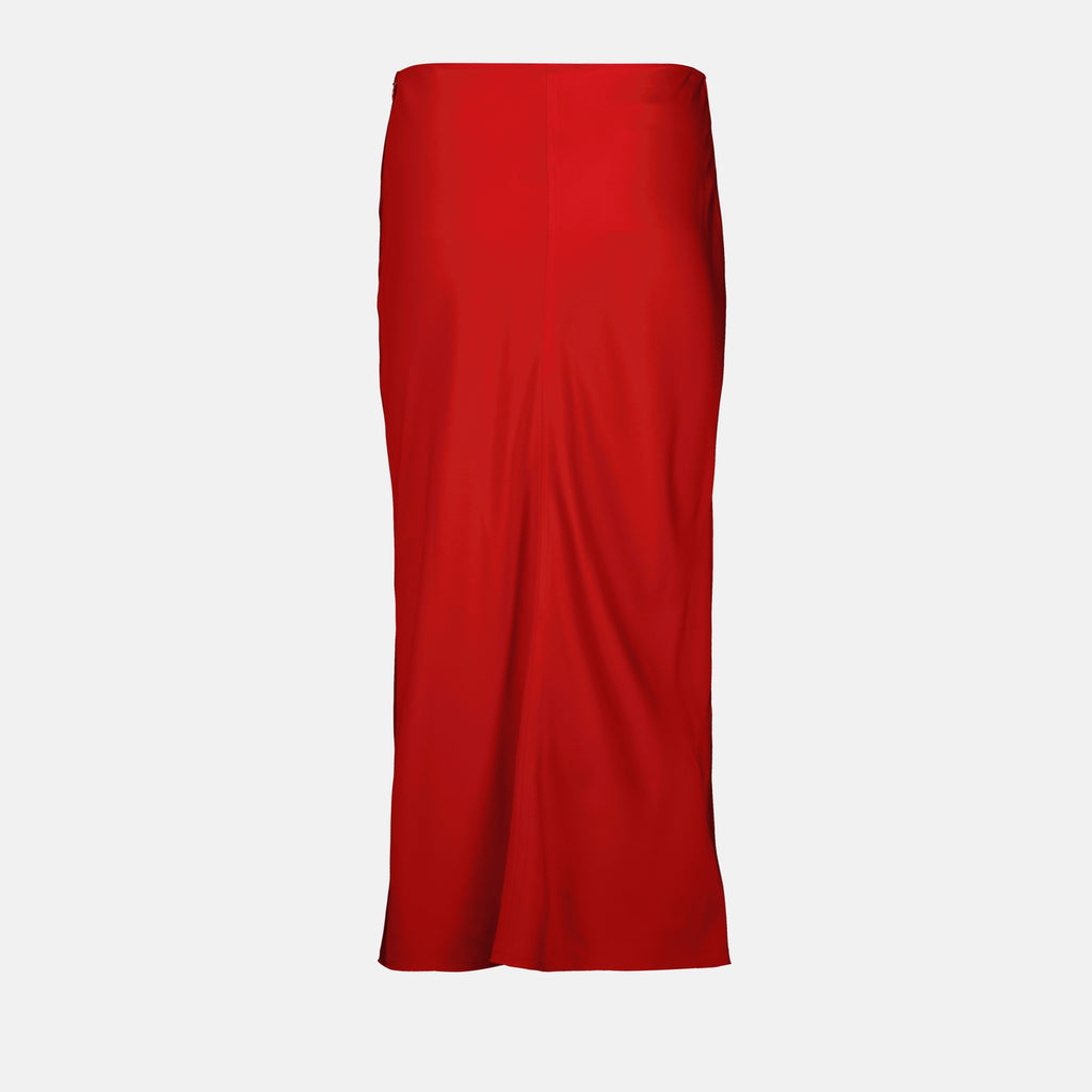 Skirts Straight Midi Skirt Ami PARIS Red Femme