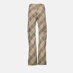 Pantaloni Pantaloni a quadri Burberry Beige Femme