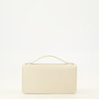 Petite maroquinerie Carteira VLogo com Corrente em Couro Branco Valentino Garavani Blanc Femme