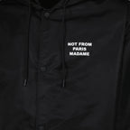 Manteaux Parka Not from Paris Madame Drole De Monsieur Noir Homme