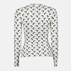 Imagen del artículo Top Jersey Moon para mujer de la marca Marine Serre - Temporada Otoño-Invierno 2025 - Vista Detallada_2