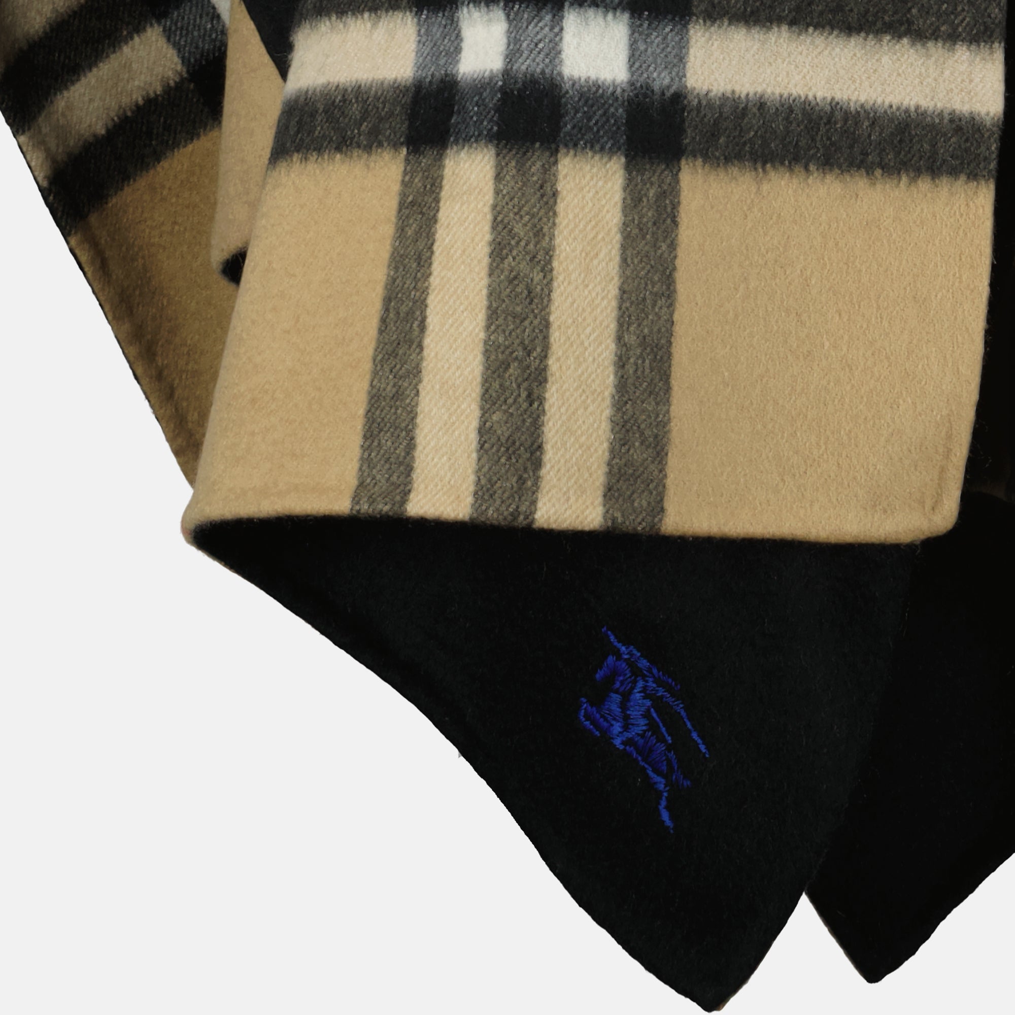 Image de l'article Cape en cachemire de la marque Burberry pour Unisex - Saison Automne-Hiver 2025 - Vue détaillée_2