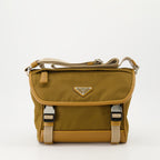 크로스백 Sacoche en Re-Nylon et cuir Prada 녹색 Homme