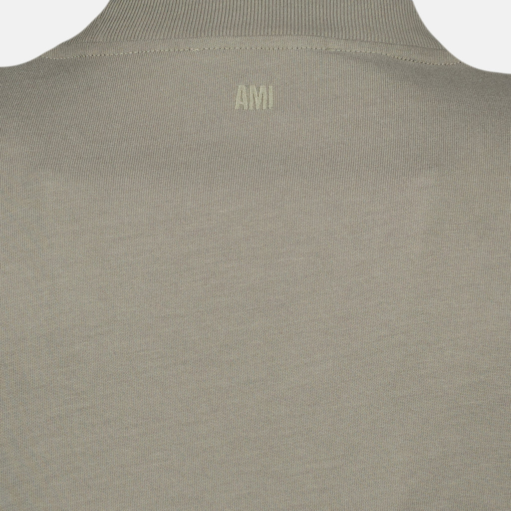 T-shirts T-shirt Ami de coeur Ami PARIS Kaki Unisexe