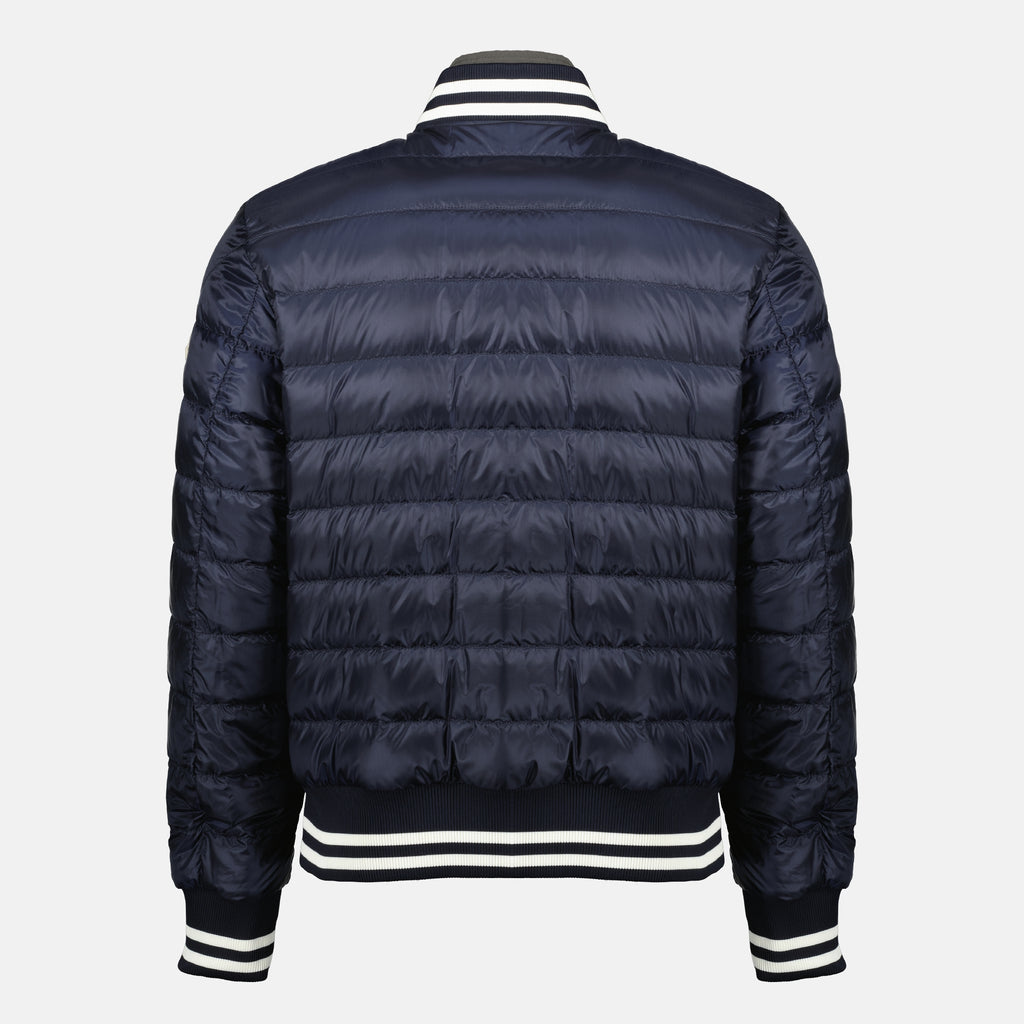 Image of the Moncler Men's Prieure Gray Reversible Bomber - Spring-Summer 2026 - Detailed View 2